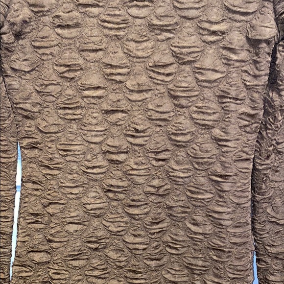 SHEIN SXY Medium Brown Honeycomb Textured Bodycon Dress - Picture 7 of 16